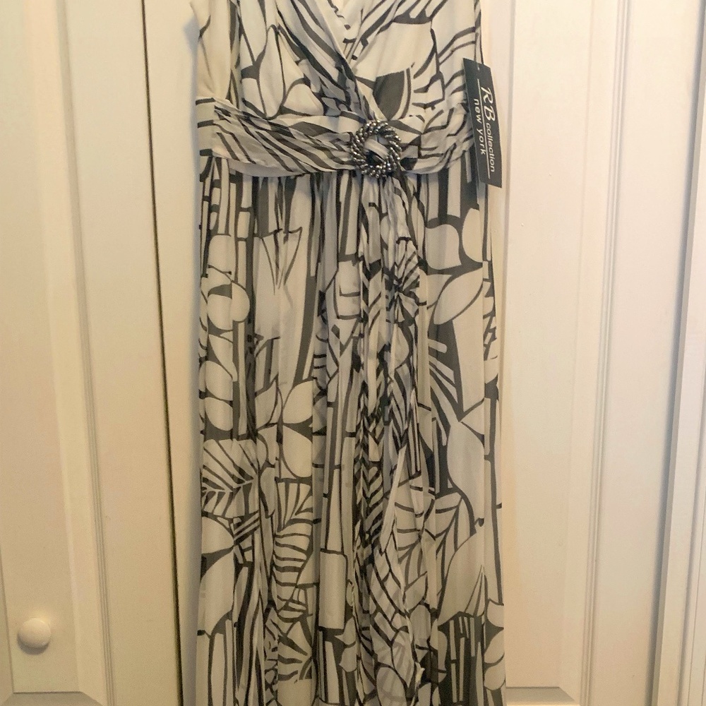 Black & White Maxi Dress